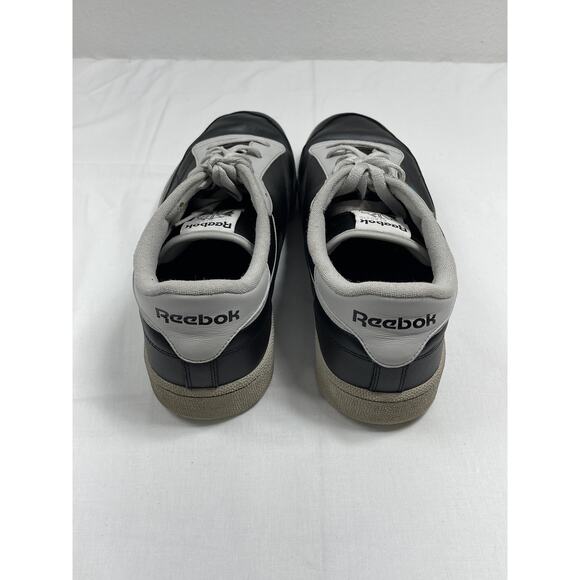 Reebok Classics Men’s Size 15 Black Gray Leather Walking Shoes - Picture 2 of 9